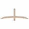 Ekena Millwork Bellingham Smooth Timber Gable Bracket, Douglas Fir, 60"W x 22"H x 1 1/2"D x 3 1/2"F, 9/12 Pitch GBW060X22X0204BEL00SDF - alternate 1